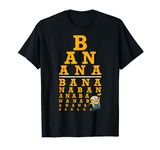 Despicable Me Minions Banana Text Stack T-Shirt