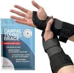 Dr. Arthritis Essentials Carpal Tunnel Wrist Brace - Carpal Tunnel Wrist Splint for Carpal Tunnel, Wrist Injuries, Wrist Support for Arthritis, Hand support (Pair)