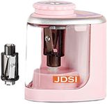 JDSI Easy to Operate Dual-Purpose Electric Pencil Sharpener for Students Classroom Send a Blade JDSI8005 (Pink)