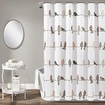 Lush Decor Rowley Birds Shower Curt