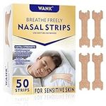 50 Nasal Strips for Snoring, Nasal Strips for Breathing, Extra Strength Nasal Strips Help Stop Snoring and Instant Nasal Congestion Relief