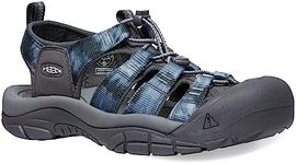 KEEN Men's Newport H2 Closed Toe Water Sandals, Magnet/Tie Dye, 12
