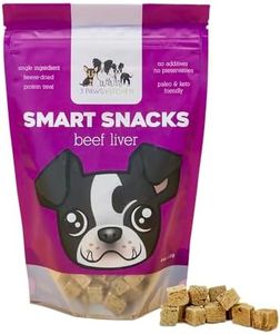 Freeze Dried Beef Liver Treats for Dogs - Healthy, High Protein Dog Snacks - Single Ingredient Liver Treats for Training & Rewards - Made in USA - Premium Freeze Dried Dog Treats