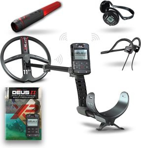 XP Deus II Metal Detector – 11" Waterproof Search Coil