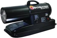 Mr. Heater 80,000 BTU Forced Air Kerosene Heater Black