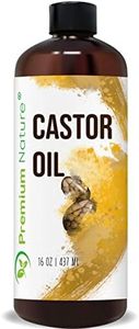 Castor Oil Pure Carrier Oil - Cold Pressed Castrol Oil for Essential Oils Mixing Natural Skin Moisturizer Body & Face, Eyelash Caster Oil, Eyelashes Eyebrows Lash & Hair Growth Serum, 16 oz