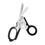 LEATHERMAN, Raptor Medical Shears with Strap Cutter and Glass Breaker, Black with MOLLE Compatible Holster