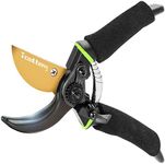 TOOLTENG Premium Bypass Pruning Shears, Heavy Duty Ultra Sharp Hand Pruners, Professional Garden Scissors, Clippers for Plants and Tree Ttrimmers, Multipurpose Garden Shears for Gardening