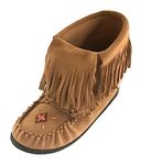 Laurentian Chief Women's Fringed Inca Suede Moccasin Boots (numeric_6)