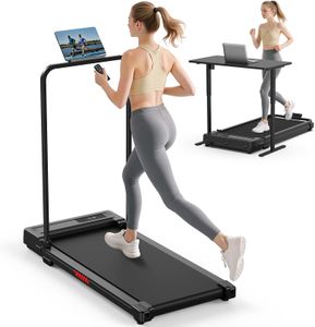 Folding Walking Pad Treadmill – Compact Under Desk Fitness Machine