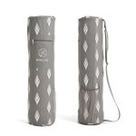 Classic Yoga Mat Bag Adjustable Shoulder Carry (Grey)