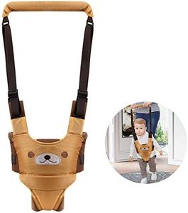 Baby Walking Harness Adjustable Detachable Baby Walker Assistant Protective Belt for Kids Infant Toddlers (Yellow)