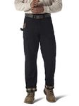 Wrangler Riggs Workwear Men's Lined Ranger Pant, Black, 30W x 30L