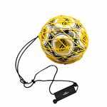 (Normal Pattern) - PodiuMax Handle Solo Soccer Kick Trainer with New Ball Locked Net Design, Soccer Ball Bungee Elastic Training Juggling Net (Fits Ball Size 3, 4, 5)