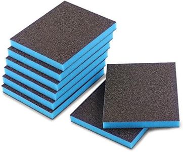 8Pcs 60 Grit Sanding Sponge, Jamiikury Coarse Sanding Blocks Washable and Reusable, Wet Dry Sandpaper Sponge for Wood Metal FurniturePaint and Drywall