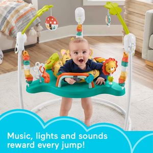 Fisher-Price Jumperoo Baby Activity Center – Leaping Leopard