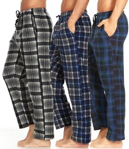 DARESAY Multipack of Men’s Microfleece Pajama Pants/Lounge Wear with Pockets