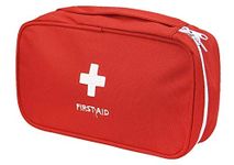 Vaoza Travel Medicine Pouch Emergency First Aid Kit Box Organizer with Medicine-Pocket Empty Bag for Travelling Car, Home, Office