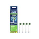 Oral-B Adult Crossaction Manual Toothbrush Head With Cleanmaximiser Technology, Pack Of 4 Counts,White