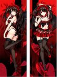 OAKFIN Anime Tokisaki Kurumi Nightmare Date Cushion Pillow Cover Hugging Body Pillow Case Home Bedding Peach Skin Throw Pillow Case 20x59 Inch