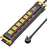 6 Outlet Heavy Duty Power Strip wit