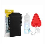 Upgraded Portable Door Lock Home Security Door Locker Devices & Door Stopper, Perfect Red Christmas Gifts Self Defense Travel Essentials for Hotel Apartment Airbnb Additional Safety