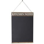 Chalkboards UK WC643RB Kitchen Notes Chalkboard, Wood, Rustic Brown, 42 x 30 x 1.6 cm