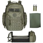 Phil & Jack Dad Diaper Bag Backpack 2.0, Military Green, Large, Tactical