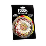 FOGO Blazaball, Fire Starter Accessory for Charcoal Grills, Firepits, and Fireplaces, Compatible with Fire Starters, Silver (BL1)