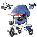 Baby Tricycle, 4-in-1 Folding Smart