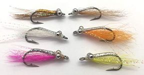 BestCity Fly Fishing CRAZY CHARLIE mixed colours Set of 24 Sizes 4-10 Saltwater PACK #69