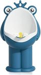 Frog Pee Training,Standing Potty Training Urinal for Boys Toilet with Funny Aiming Target - DEEP Blue