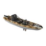 Pelican Catch Mode 110 Premium Angler - Paddle Sit-On-Top Fishing Kayak - HyDryve Pedal System & Comfortable Ergocast seat - 10 ft - Outback