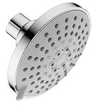 ALTON ABS 5-Function Overhead Chrome Finish Shower (Silver, 4 Inch)