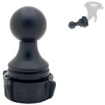 22mm Ball to 17mm Ball Adapter for Garmin DriveSmart 86 RV 890 1090 dezl OTR800 OTR1000