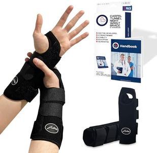 Doctor Developed Wrist Supports (2 Pack) - for Arthritis & Carpal Tunnel Relief - Wrist Brace for Tendonitis