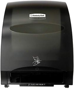 Kimberly-Clark Professional™ Automatic Hard Roll Towel Dispenser (48857), Smoke (Black), 12.70" x 15.76" x 9.57" (Qty 1)