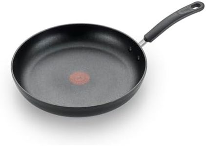 T-fal Advanced Nonstick Fry Pan 10.5 Inch, Oven Broiler Safe 350F, Comfort Grip, Cookware, Non Stick Frying Pan, Skillet, Cooking, Kitchen, Egg Pan, Omelet Pan, Pots and Pans Dishwasher Safe, Black