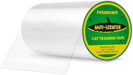 Petslucent Cat Anti Scratch Tape, Door Protector from Dog Scratching, Cat Anti Scratch Tape, Clear Training Self Adhesive Tape for Carpet, Sofa, Couch, Door (20CM X 5M)