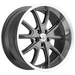 Vision Torque 143 Gun Metal Machined Lip Wheel (18x9.5"/5x120.65mm)