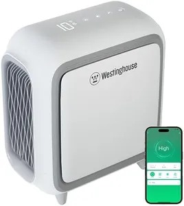 Westinghouse Air Purifiers for Home | Medium Room | Up to 300 sf | 5-Stage Filtering with HEPA and NCCO filters Fine Particles down to 2.5 microns | Smoke, Dust and Pet Dander | Wi-Fi Enabled | WH50