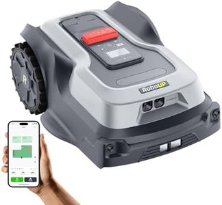 RoboUP T1200Pro Robot Lawn Mower Wire Free, RTK+Vision Ride-on Edge Mapping Mowing for 0.35 Acre Yard, AI Obstacle Avoidance, APP Multi-Zone Management, Automatic Robotic Lawnmower Handle 20° Slope
