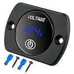 Nilight 12V LED Display Voltmeter w