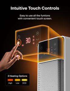 PELONIS 2000W Electric Heater – Portable Space Heater for Home