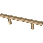 Franklin Brass Solid Bar (10-Pack) Cabinet Handles 3" Champagne Bronze Cabinet Pulls Handles for Cabinets and Drawers Cabinet Hardware Dresser Handles Gold Drawer Pulls BAR076Z-CZ-B