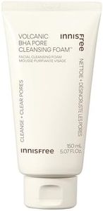 innisfree Volcanic BHA Pore Cleansing Foam with Salicylic Acid, Sulfate Free, Exfoliating Korean Cleansing Foam