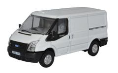 Oxford Diecast 76FT036 Ford Transit Mk 5 SWB Low Roof Frozen White