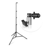 EMART Light Stand Photography 2.6m/8.5ft and Reflector Holder Background Clip Clamp for Reflector Diffuser, Disc Reflectors, Pop Up Backdrop, Photo and Video Studio