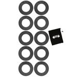 Micro Gainz Calibrated Fractional Weight Plate Set of .25LB-.50LB-.75LB-1LB-1.25LB Plates(10 Plate Set) w/Bag-Designed For Olympic Barbells, Strength Training & Micro Loading, Made in USA