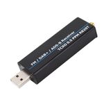 RTL Receiver Full Band Aluminum Enclosure and 2 Antennas Receiver Radio Receiver Software Defined Radio (100kHz-1.7GHz)
